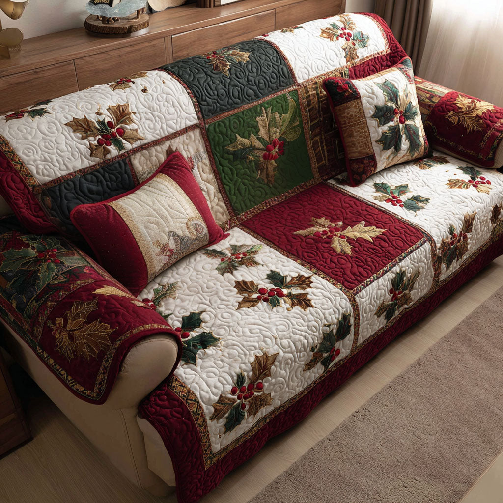 Winterberry Hearth Quilted Sofa Cover VTQ-Myprintsy