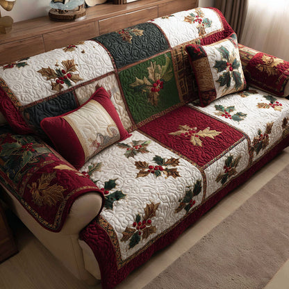 Winterberry Hearth Quilted Sofa Cover VTQ-Myprintsy