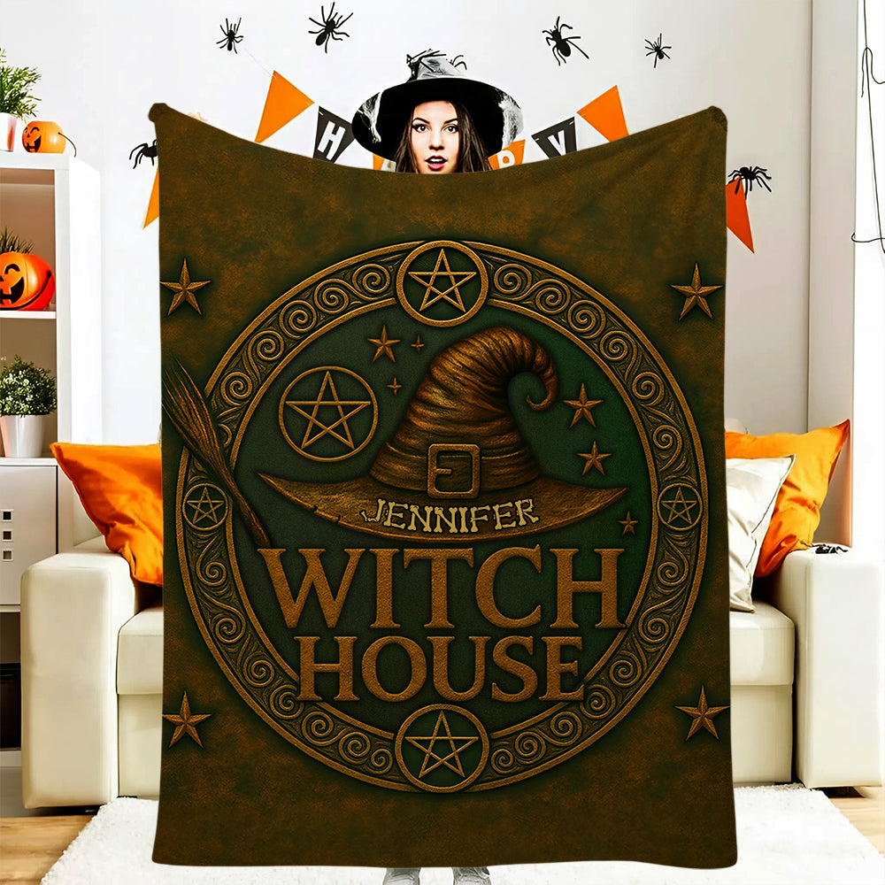 Witch house - Personalized Blanket-Myprintsy