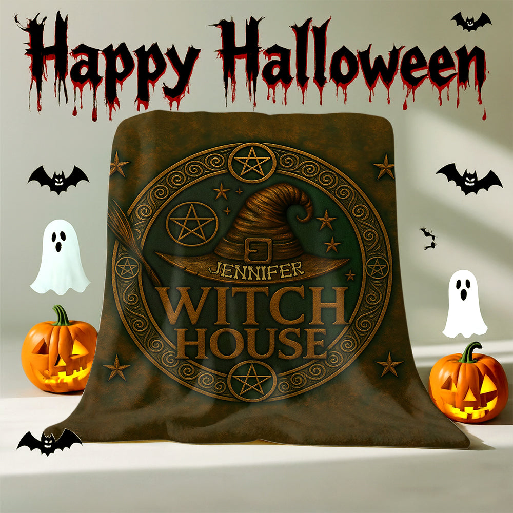 Witch house - Personalized Blanket-Myprintsy