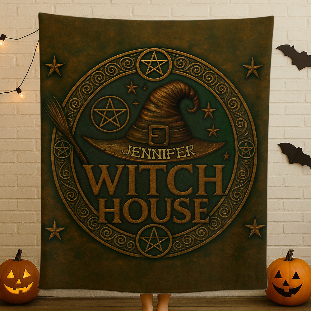 Witch house - Personalized Blanket-Myprintsy