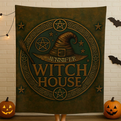 Witch house - Personalized Blanket-Myprintsy