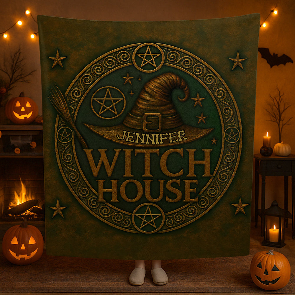 Witch house - Personalized Blanket-Myprintsy