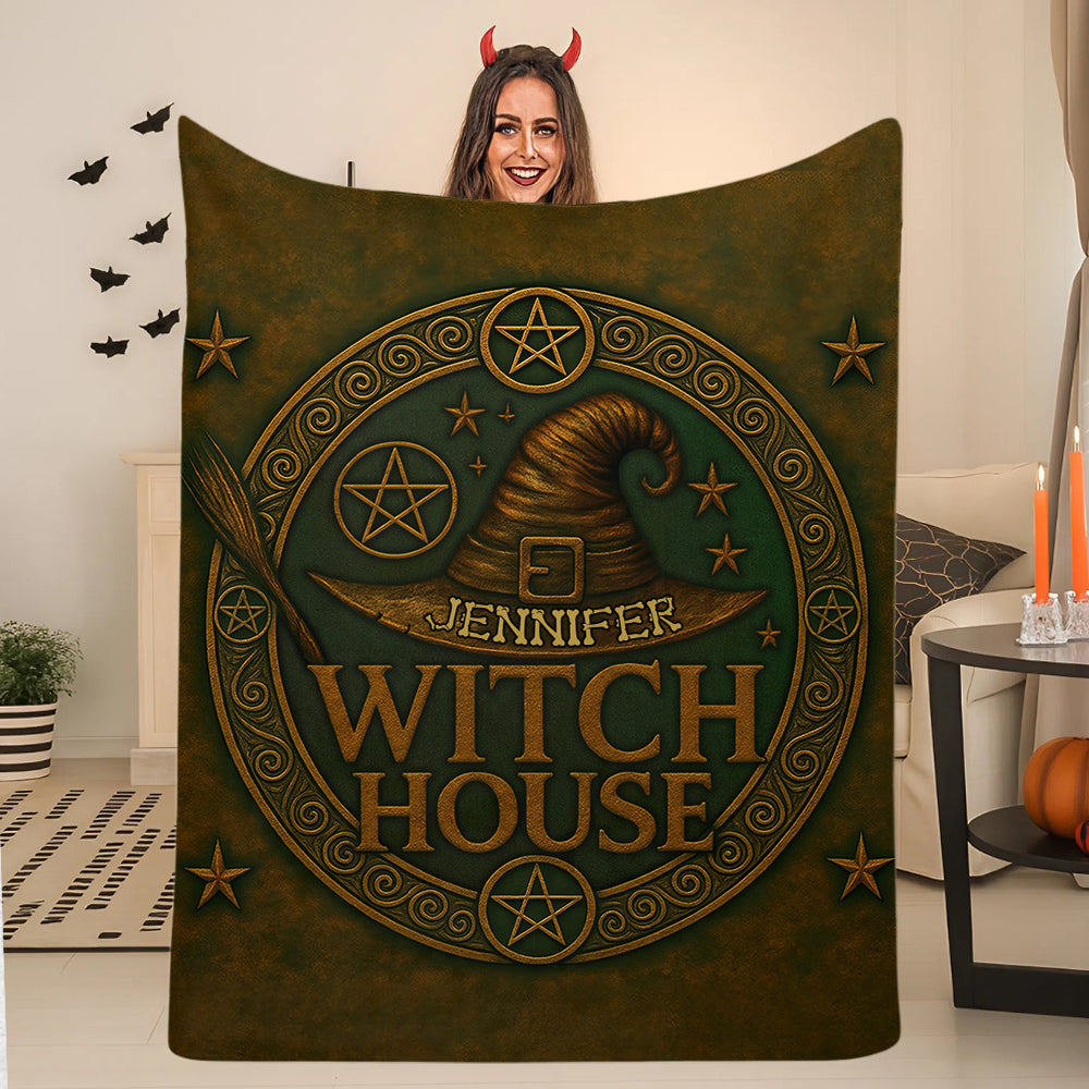 Witch house - Personalized Blanket-Myprintsy