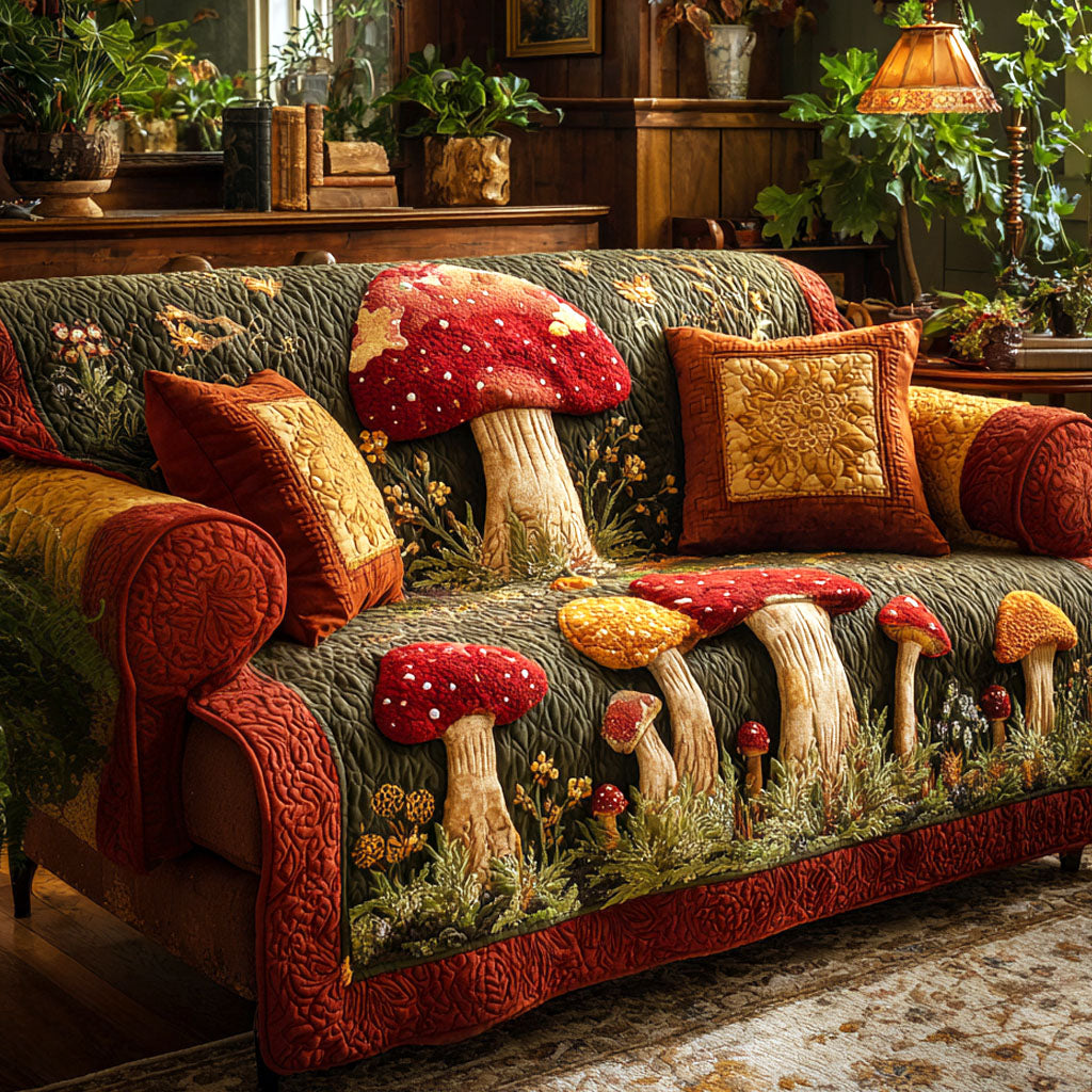Woodland Dreams Quilted Sofa Cover VTQ-Myprintsy