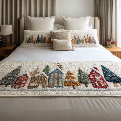 Woodland Fir Quilted Bed Runner VTQ-Myprintsy