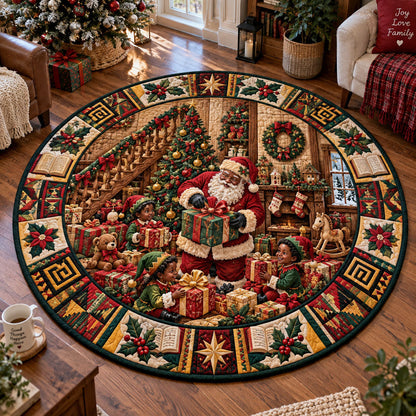 Workshop Wishes Quilted Round Mat VTQ-Myprintsy