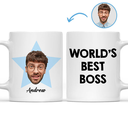 World Best Boss - Personalized Coffee Mug-Myprintsy