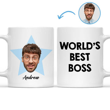World Best Boss - Personalized Coffee Mug-Myprintsy