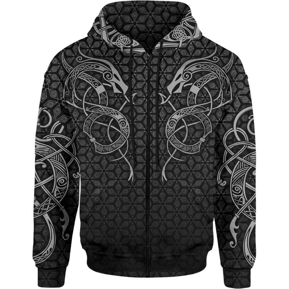 World Serpent Zip Hoodie