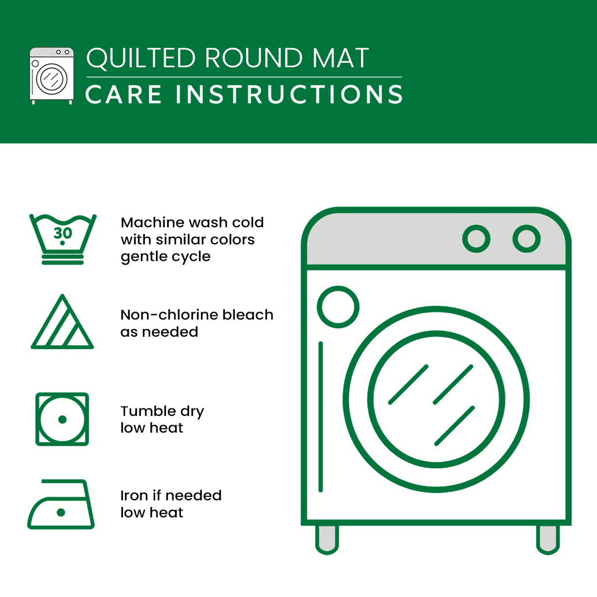 Wreath King Charles Quilted Round Mat VTQ-Myprintsy