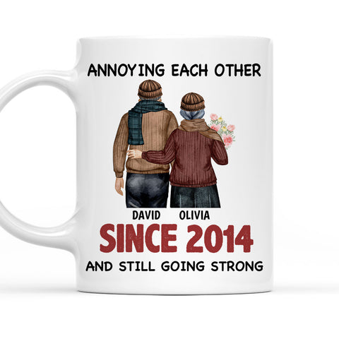 Annoying Each Other And Still Going Strong - Personalized Coffee Mug