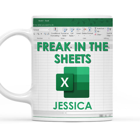 Freak In The Sheets - Personalized Coffee Mug