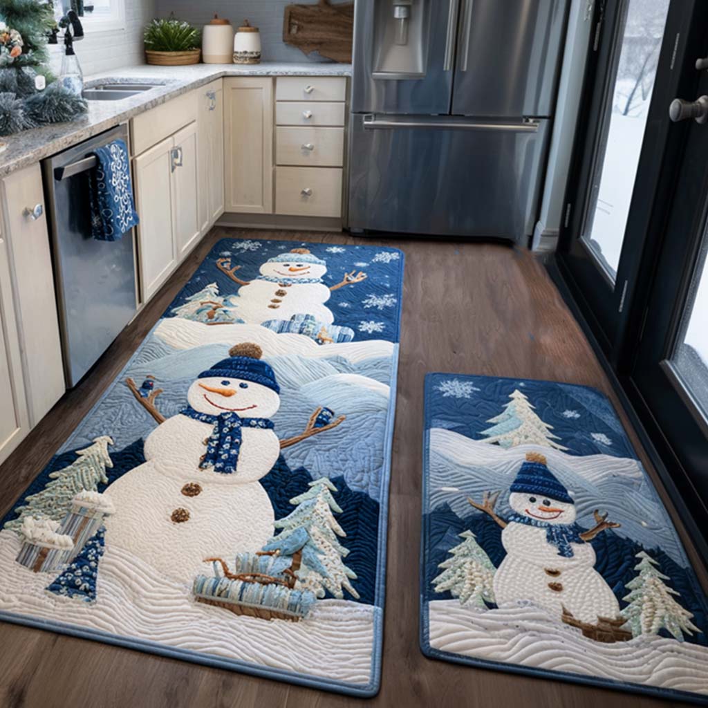 Xmas Kitchen Area Rug VTQ-Myprintsy
