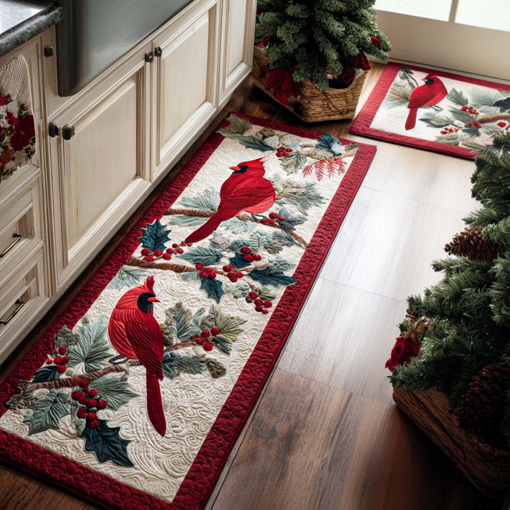 Xmas Kitchen Area Rug VTQ-Myprintsy