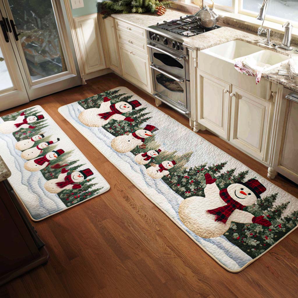 Xmas Kitchen Area Rug VTQ-Myprintsy