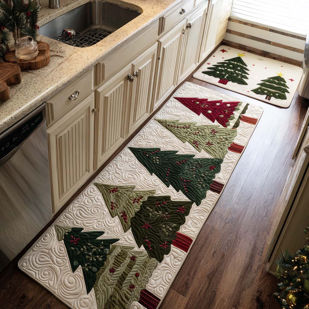 Xmas Kitchen Area Rug VTQ-Myprintsy