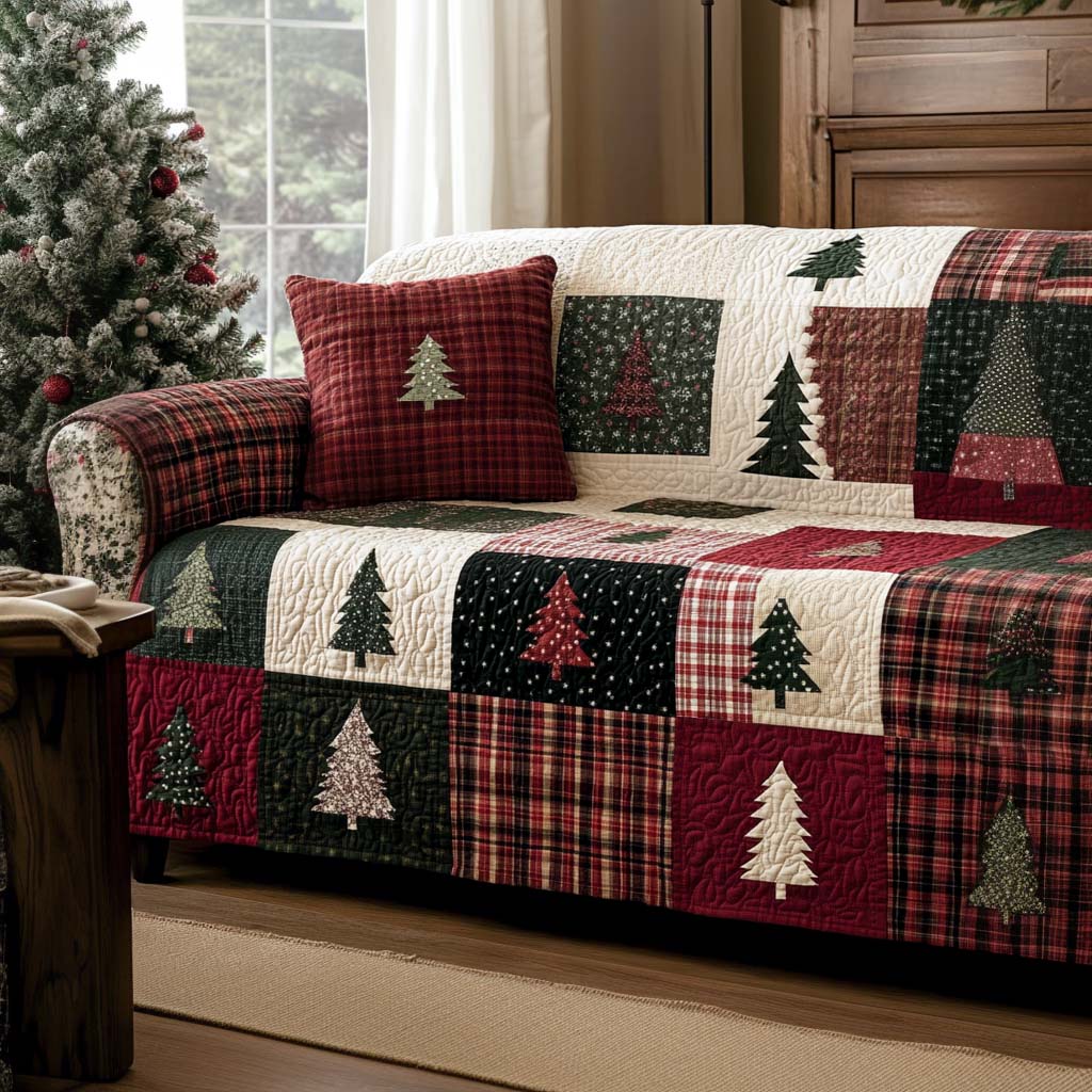Xmas Quilted Sofa Cover VTQ-Myprintsy