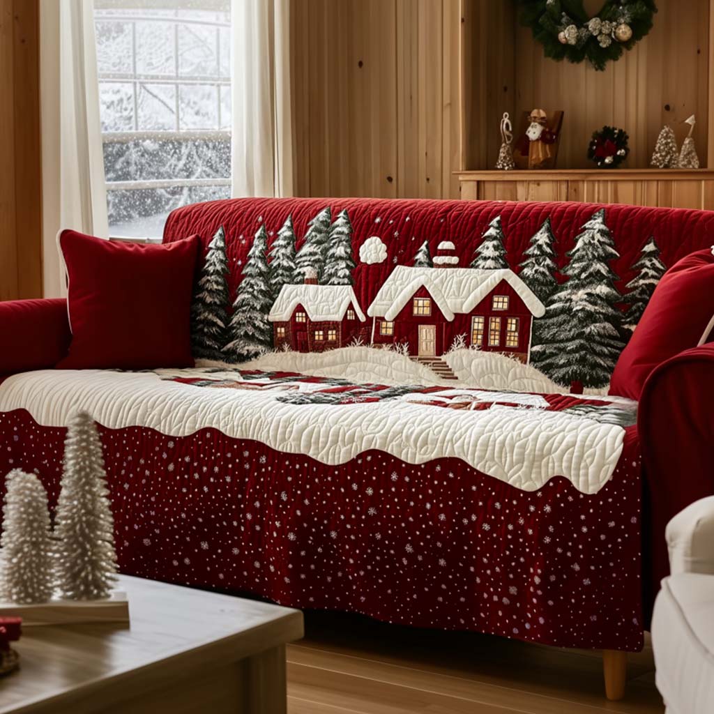 Xmas Quilted Sofa Cover VTQ-Myprintsy