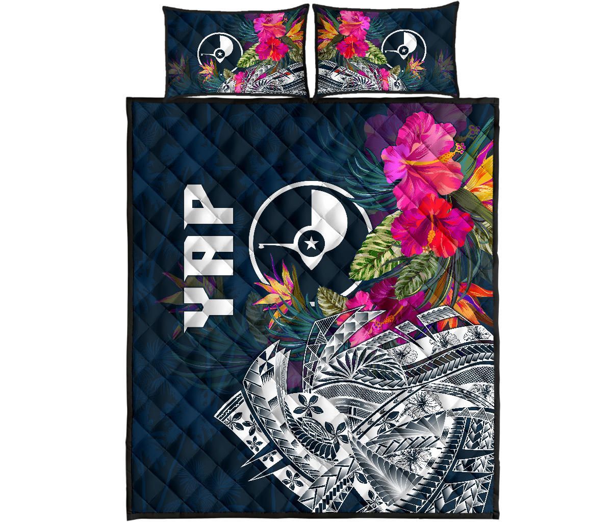 Yap Quilt Bed Set - Yap Summer Vibes-Myprintsy