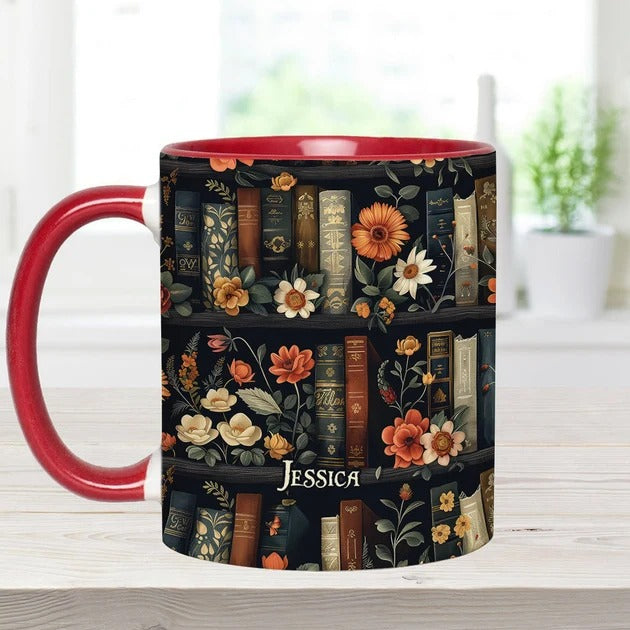 Yes I Do Need All These Books - Personalized Book Accent Mug-Myprintsy