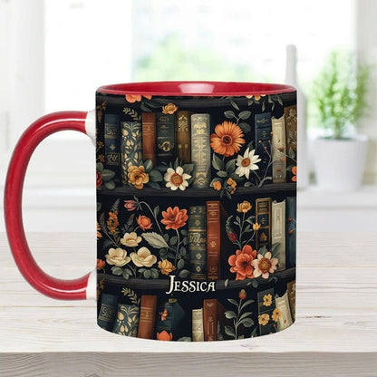 Yes I Do Need All These Books - Personalized Book Accent Mug-Myprintsy