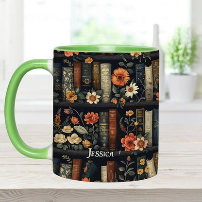 Yes I Do Need All These Books - Personalized Book Accent Mug-Myprintsy