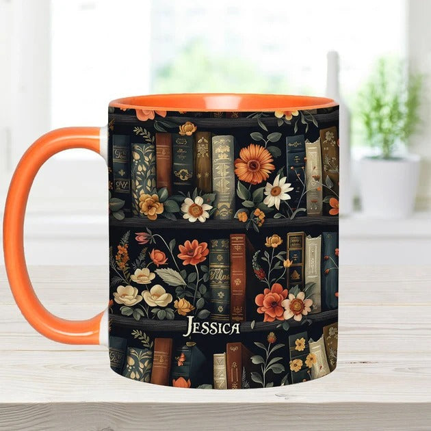 Yes I Do Need All These Books - Personalized Book Accent Mug-Myprintsy