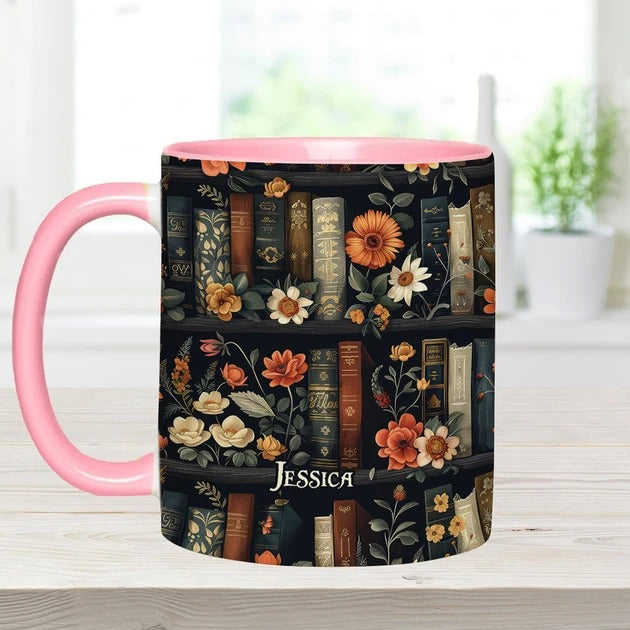 Yes I Do Need All These Books - Personalized Book Accent Mug-Myprintsy