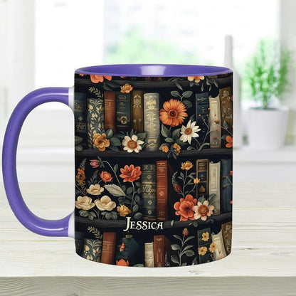 Yes I Do Need All These Books - Personalized Book Accent Mug-Myprintsy
