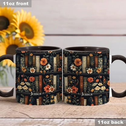 Yes I Do Need All These Books - Personalized Book Accent Mug-Myprintsy