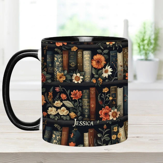 Yes I Do Need All These Books - Personalized Book Accent Mug-Myprintsy
