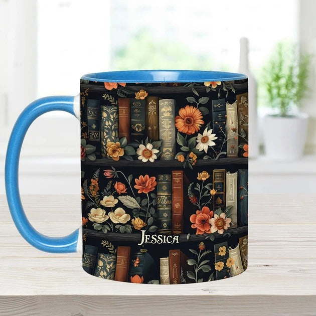 Yes I Do Need All These Books - Personalized Book Accent Mug-Myprintsy