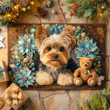 Yorkie Joy Doormat VTQ-Myprintsy