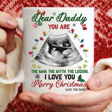 You Are The Man The Myth The Legend Merry Christmas Custom Mug - Personalized Coffee Mug - Christmas Gift-Myprintsy