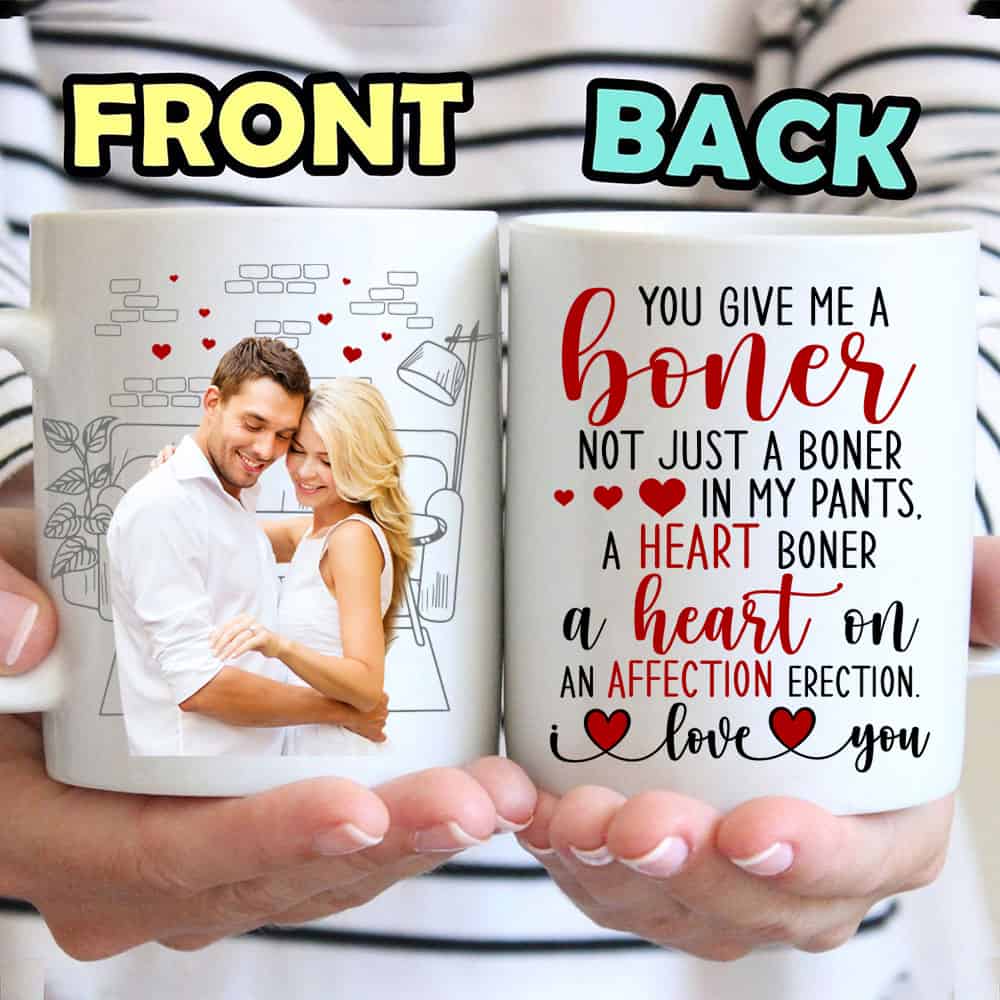 You Give Me A Honer, Heart, Affection - Personalized Ceramic Funny Mug-Myprintsy