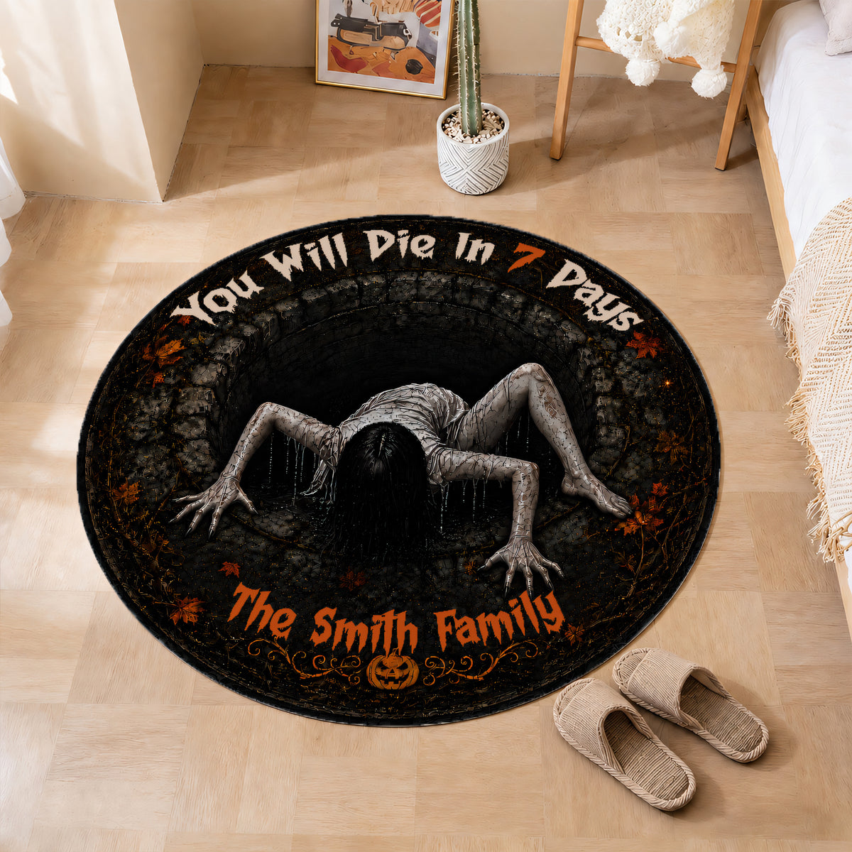 You Will Die In 7 Days - Personalized 3D Custom Shaped Rug-Myprintsy