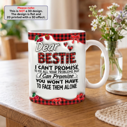 You Won’t Have To Face Problems Alone - Personalized Ceramic Mug-Myprintsy