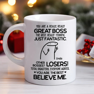 You're A Really Great Boss Just Fantasic- Personalized Coffee Mug-Myprintsy