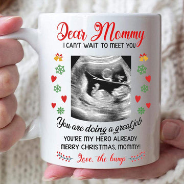 You're My Hero Already Merry Christmas, Mommy - Personalized Coffee Mug - Christmas Gift-Myprintsy