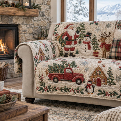 Yule Vintage Hauler Quilted Sofa Cover VTQ-Myprintsy