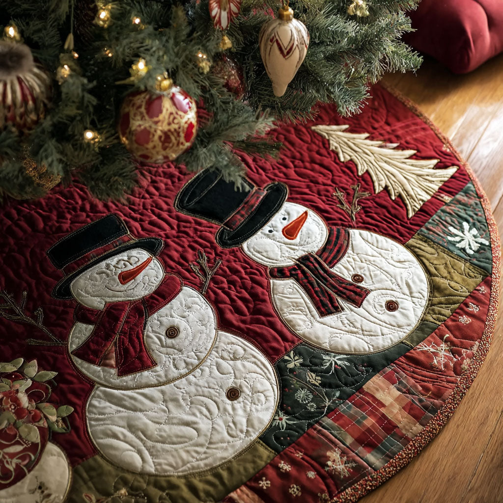Yuletide Blessings Christmas Quilted Tree Skirt-Myprintsy