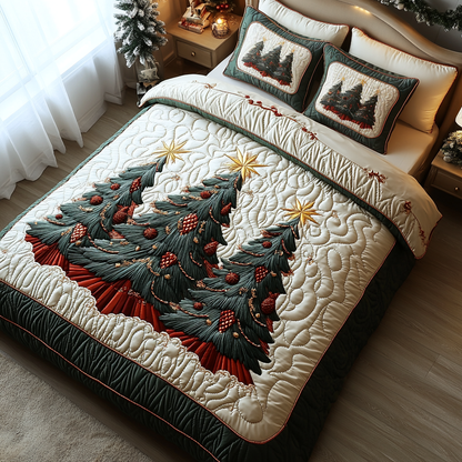 Yuletide Bliss -Piece Quilted Bedding Set VTQ-Myprintsy