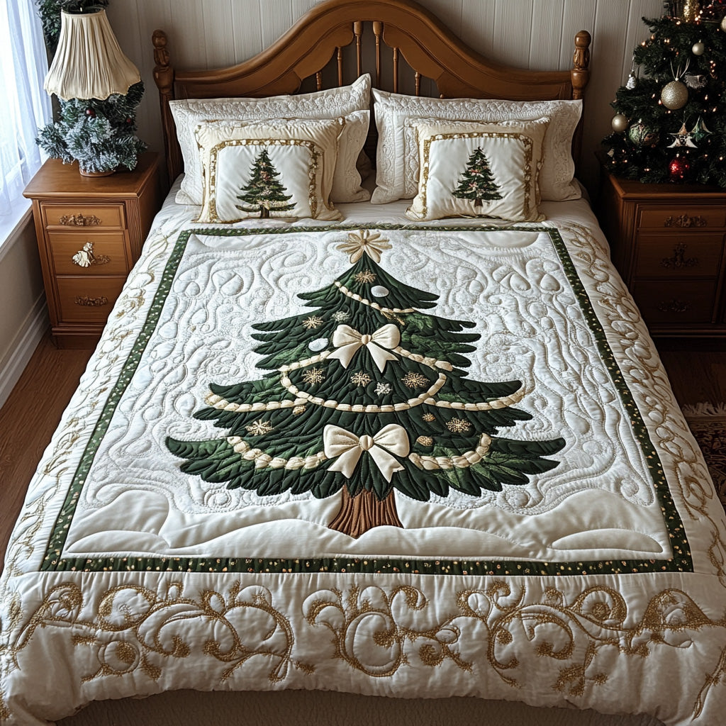 Yuletide Charm -Piece Quilted Bedding Set VTQ-Myprintsy