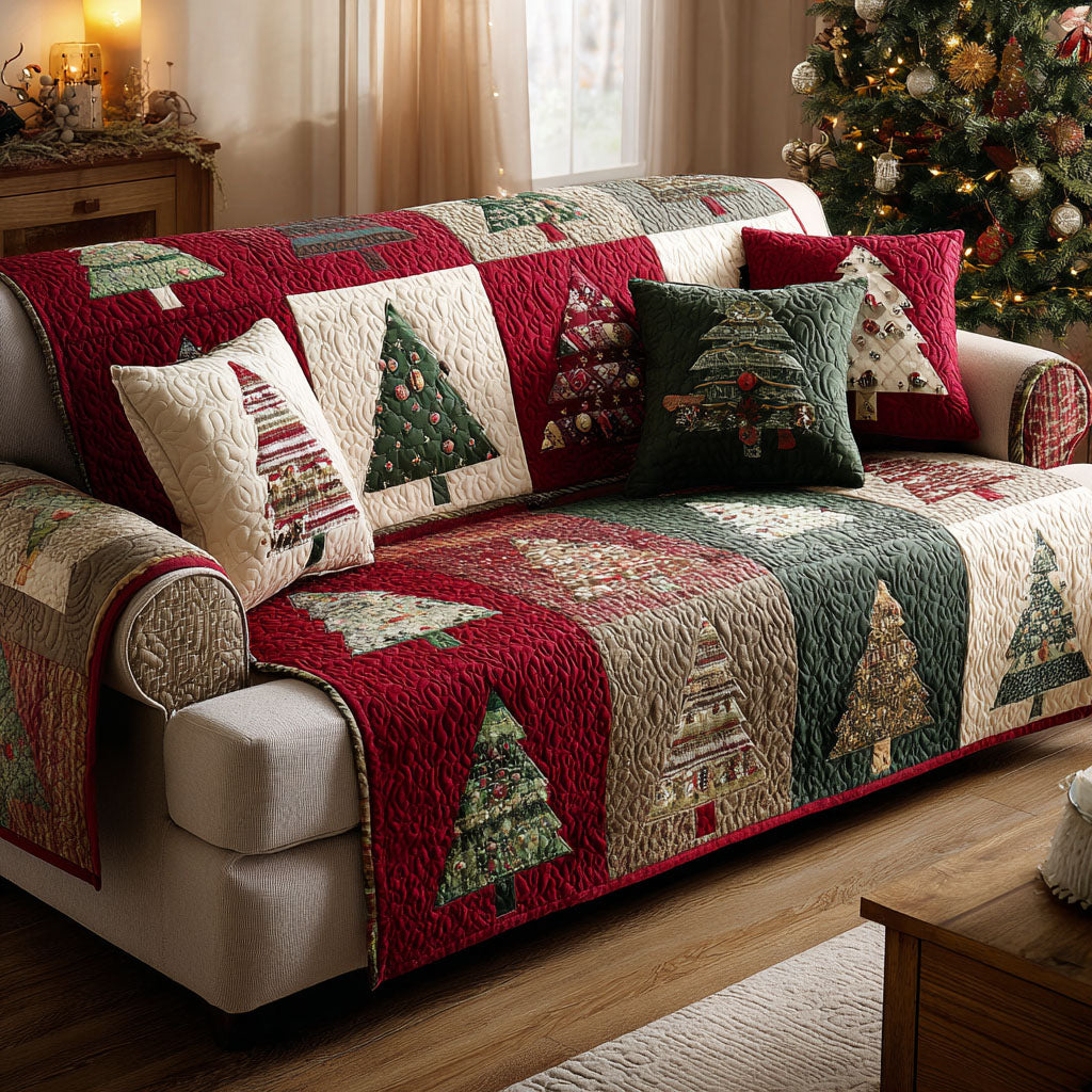 Yuletide Comfort Quilted Sofa Cover VTQ-Myprintsy