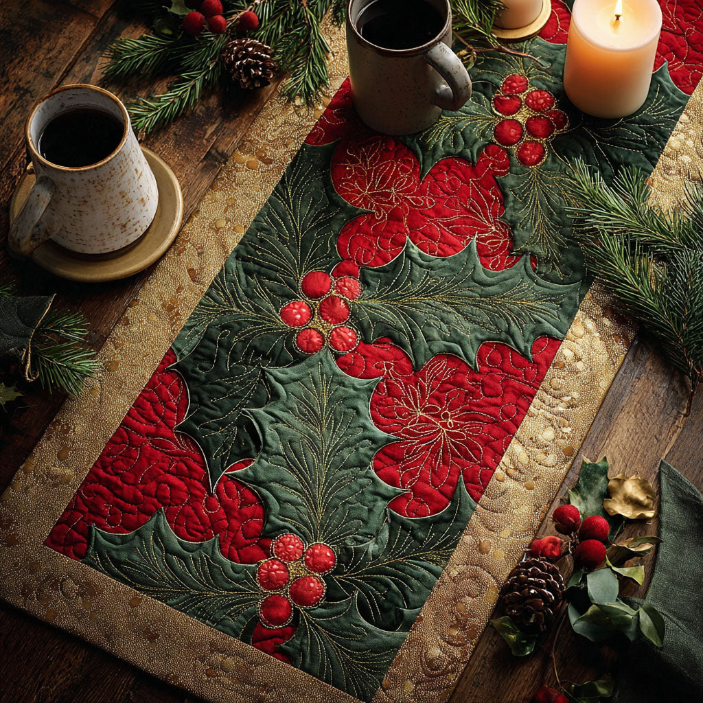 Yuletide Dream Quilted Table Runner VTQ-Myprintsy