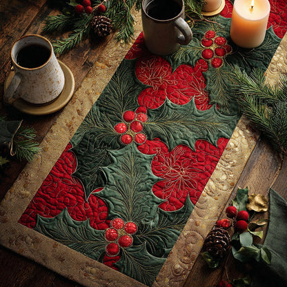 Yuletide Dream Quilted Table Runner VTQ-Myprintsy