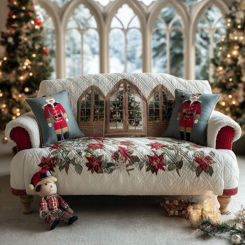 Yuletide Forest Quilted Sofa Cover VTQ-Myprintsy