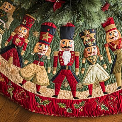 Yuletide Glow Christmas Quilted Tree Skirt VTQ-Myprintsy