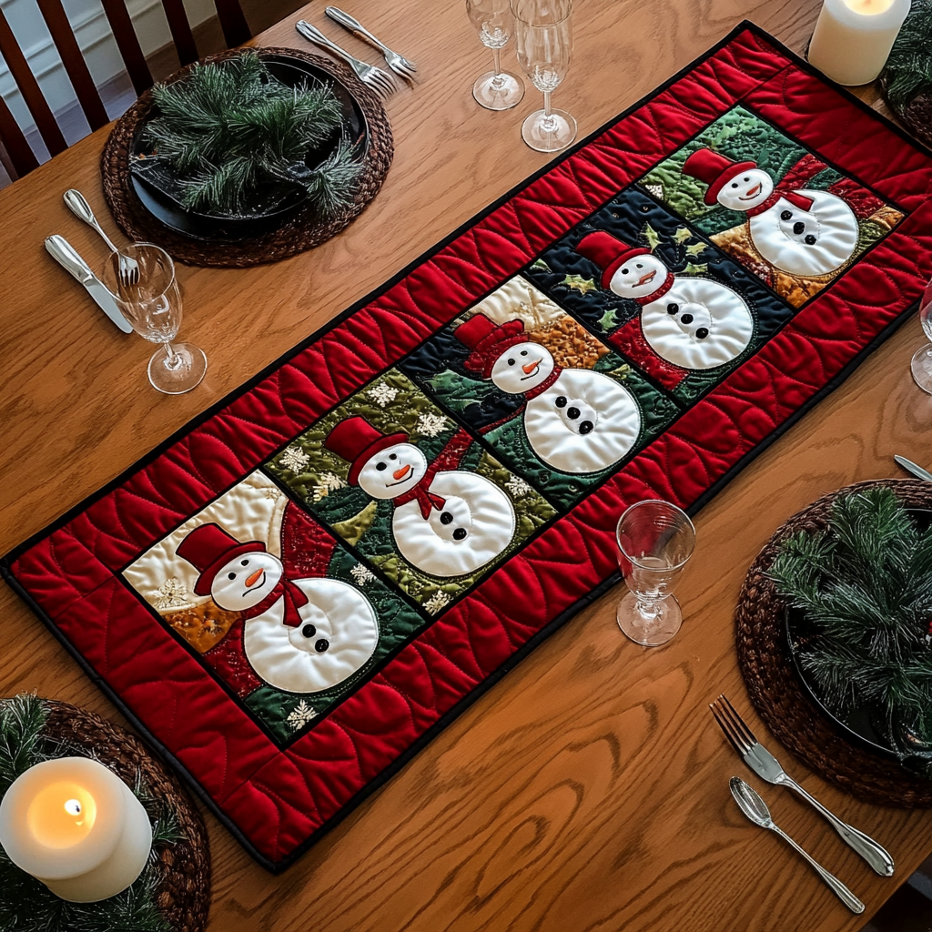 Yuletide Joy Quilted Table Runner VH VTQ-Myprintsy